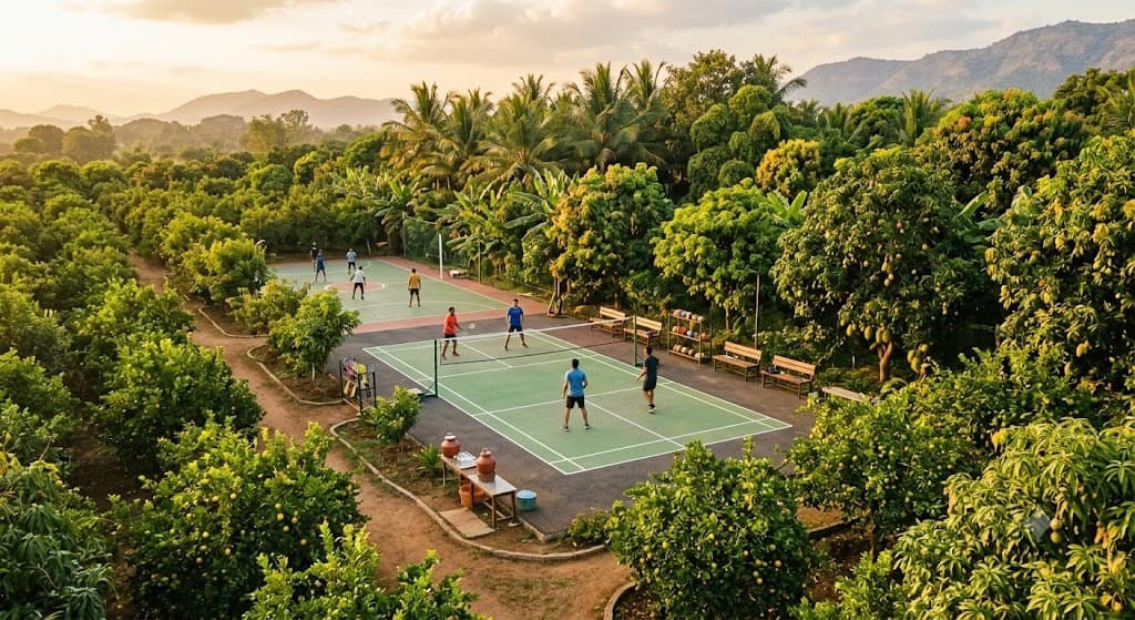 Sports zone at Mother Earth Heritage